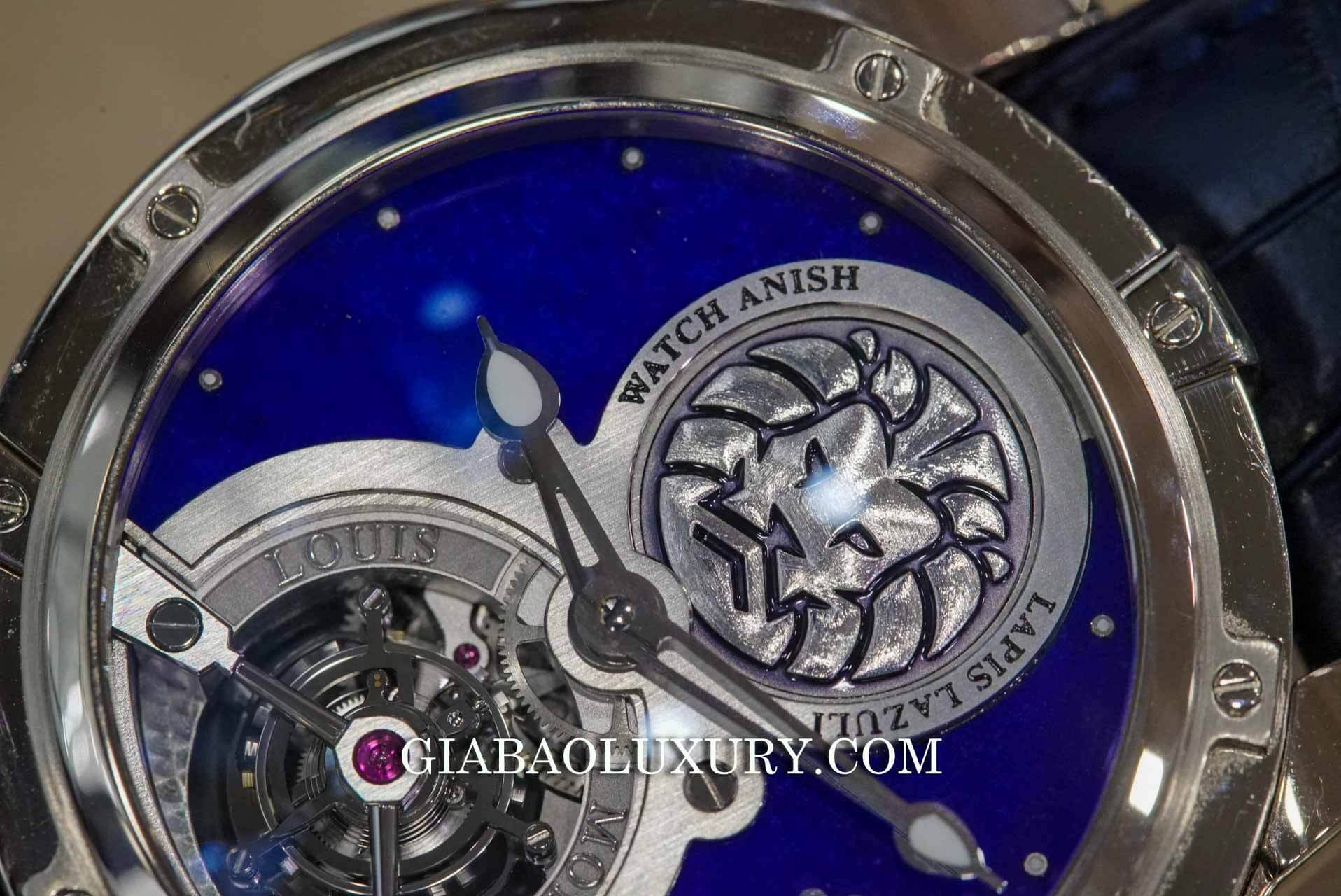 Đồng Hồ Louis Moinet Lapis Lazuli Tourbillon Watch Anish