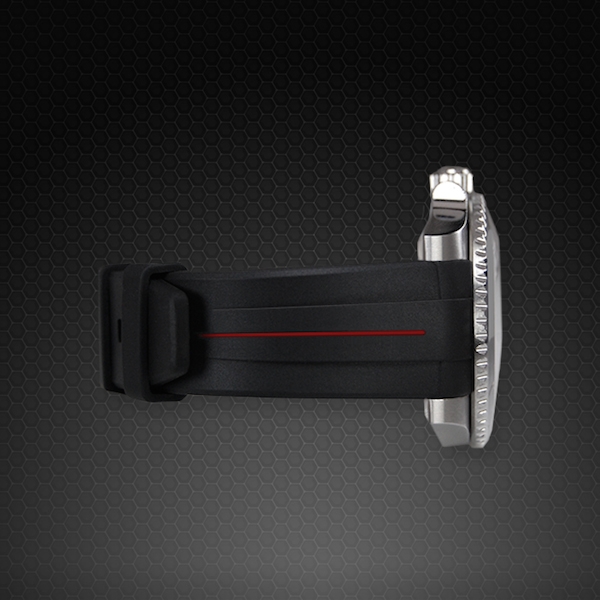 Dây Rubber B Tang Buckle Series VulChromatic® cho Rolex Daytona phiên bản dây kim loại Oyster vành Ceramic