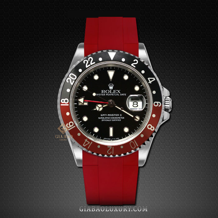 Dây Rubber B Classic Series cho Rolex GMT Master II Non - Ceramic