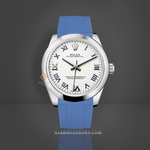 Dây cao su Rubber B dành cho đồng hồ Rolex Oyster Perpetual dây President và Rolex Datejust dây Jubilee size 31mm - Tang Buckle Series Dây Rubber B Tang Buckle Series cho Rolex Oyster Perpetual dây President và Rolex Datejust dây Jubilee size 31mm