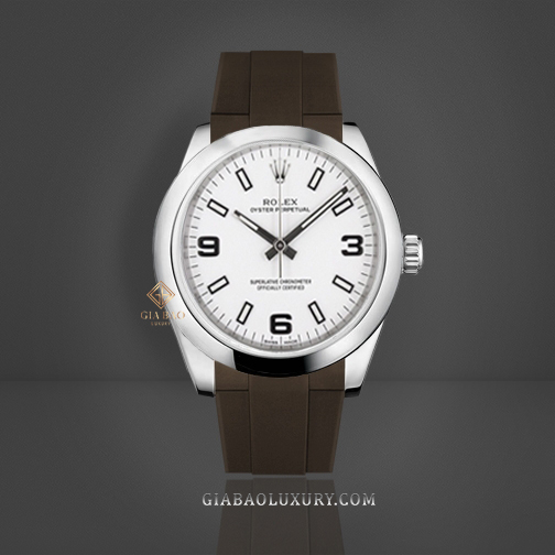 Dây cao su Rubber B dành cho đồng hồ Rolex Oyster Perpetual dây President và Rolex Datejust dây Jubilee size 31mm - Tang Buckle Series Dây Rubber B Tang Buckle Series cho Rolex Oyster Perpetual dây President và Rolex Datejust dây Jubilee size 31mm