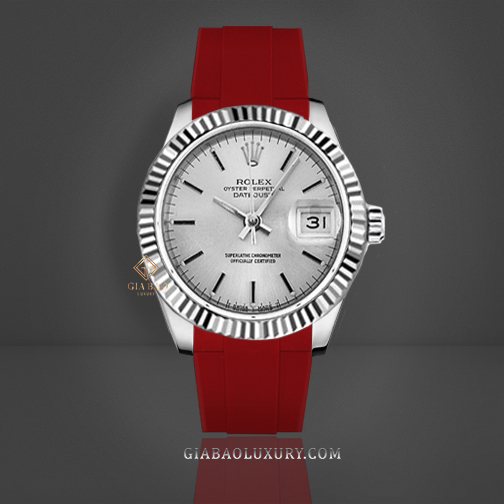 Dây cao su Rubber B dành cho đồng hồ Rolex Oyster Perpetual và Rolex Datejust size 31mm - Tang Buckle Series Dây Rubber B Tang Buckle Series cho Rolex Oyster Perpetual và Rolex Datejust size 31mm