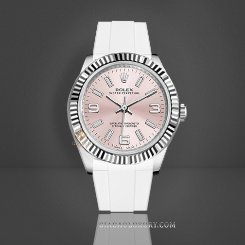 Dây cao su Rubber B dành cho đồng hồ Rolex Oyster Perpetual và Rolex Datejust size 31mm - Tang Buckle Series Dây Rubber B Tang Buckle Series cho Rolex Oyster Perpetual và Rolex Datejust size 31mm