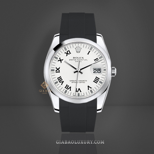 Dây cao su Rubber B dành cho đồng hồ Rolex Oyster Perpetual 34mm và Rolex Datejust 34mm - Classic Series Dây Rubber B Classic Series cho Rolex Oyster Perpetual 34mm và Rolex Datejust 34mm