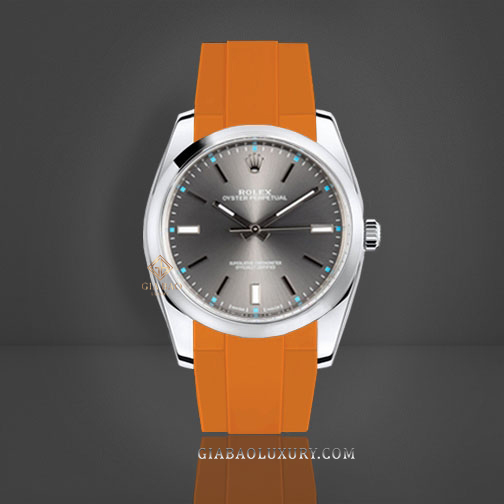 Dây cao su Rubber B dành cho đồng hồ Rolex Oyster Perpetual 39mm - Classic Series Dây Rubber B Classic Series cho Rolex Oyster Perpetual 39mm