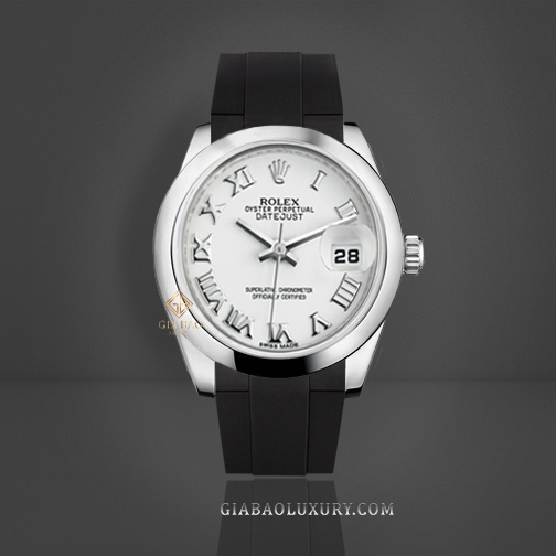 Dây cao su Rubber B dành cho đồng hồ Rolex Oyster Perpetual dây President và Rolex Datejust dây Jubilee size 31mm - Tang Buckle Series Dây Rubber B Tang Buckle Series cho Rolex Oyster Perpetual dây President và Rolex Datejust dây Jubilee size 31mm