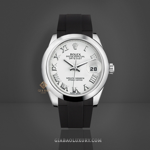 Dây Rubber B Tang Buckle Series cho Rolex Oyster Perpetual và Rolex Datejust size 31mm