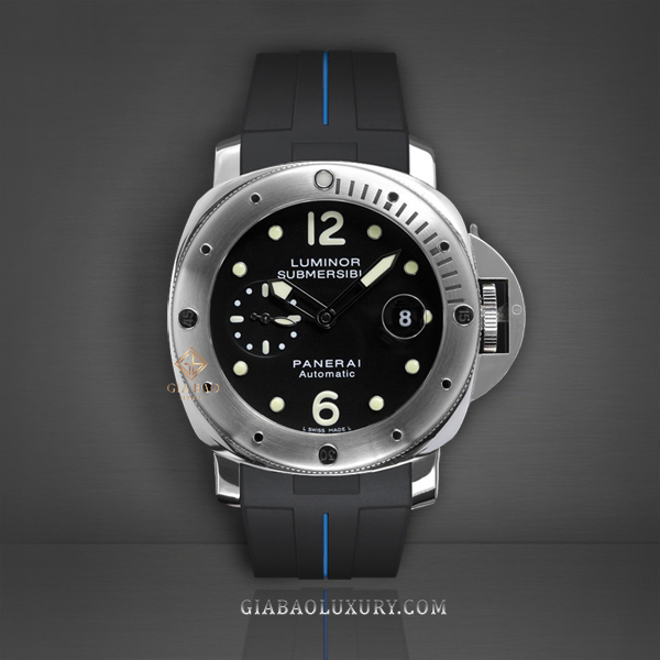 Dây cao su Rubber B dành cho đồng hồ Panerai Luminor Submersible 44mm - VulChromatic® Dây Rubber B VulChromatic® cho Panerai Luminor Submersible 44mm