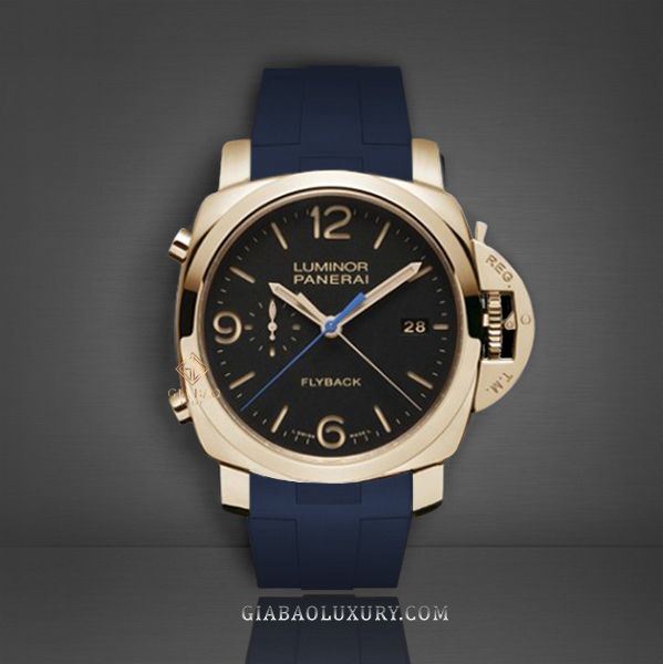 Dây cao su Rubber B dành cho đồng hồ Panerai Luminor 1950 (Loại I) phiên bản Classic Dây Rubber B  Classic cho Panerai Luminor 1950 (Loại I) 2xx, 332, 5xx, 6xx, 13xx, 1499