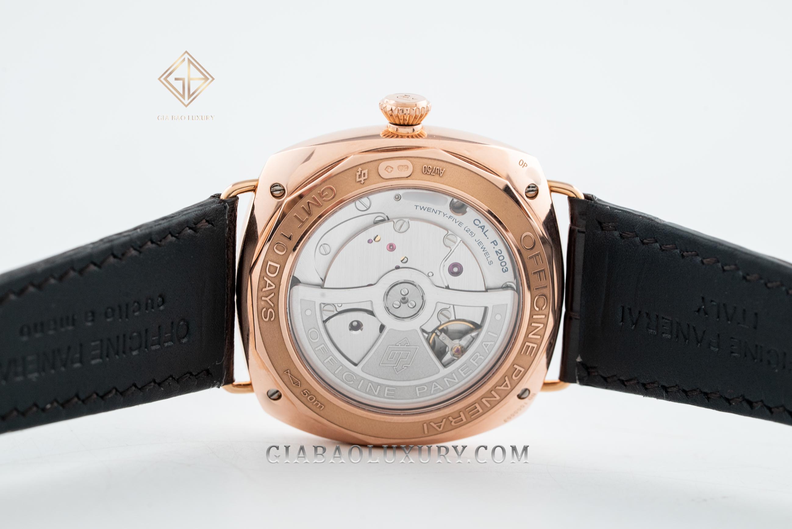Đồng Hồ Panerai Radiomir 10 Days GMT Oro Rosso Automatic PAM00497