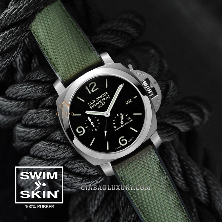 Dây cao su Rubber B dành cho đồng hồ Panerai Luminor 1950 (loại I + II) - SwimSkin® Ballistic Dây Rubber B SwimSkin® Ballistic cho Panerai Luminor 1950 (loại I + II)