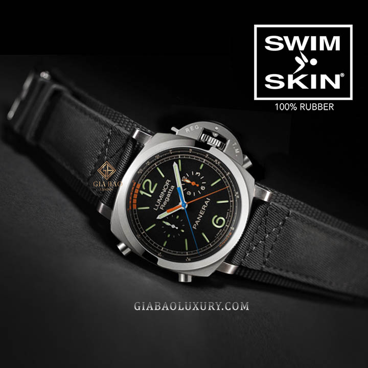 Dây cao su Rubber B dành cho đồng hồ Panerai Luminor Submersible 47mm - SwimSkin® Dây Rubber B SwimSkin® cho Panerai Luminor Submersible 47mm