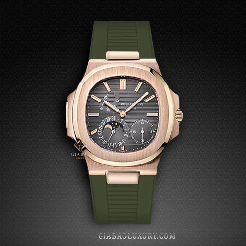 Dây Rubber B cho Patek Philippe Nautilus 5712 RG/WG