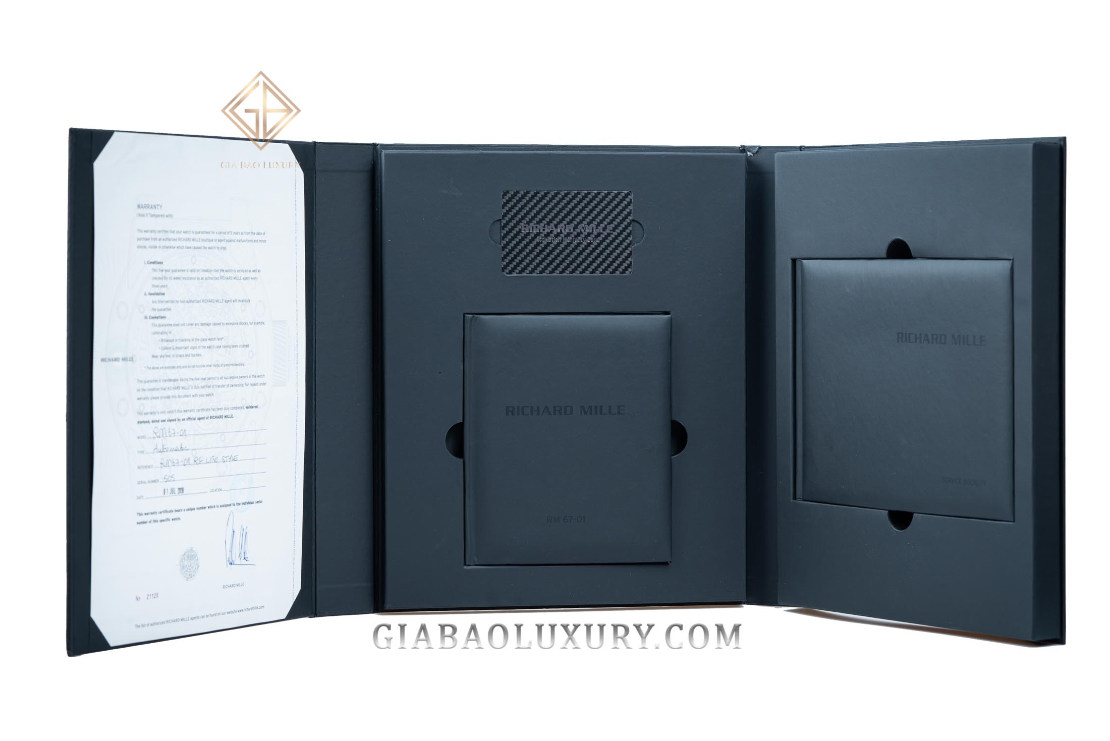 Đồng Hồ Richard Mille RM 67-01 Vàng Hồng