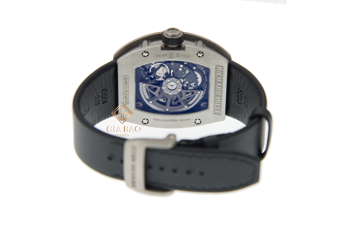 Richard Mille RM23-TI-MED Vành Titanium Xám Đính Kim Cương Đồng Hồ Richard Mille RM23-TI-MED Vành Titanium Xám Đính Kim Cương