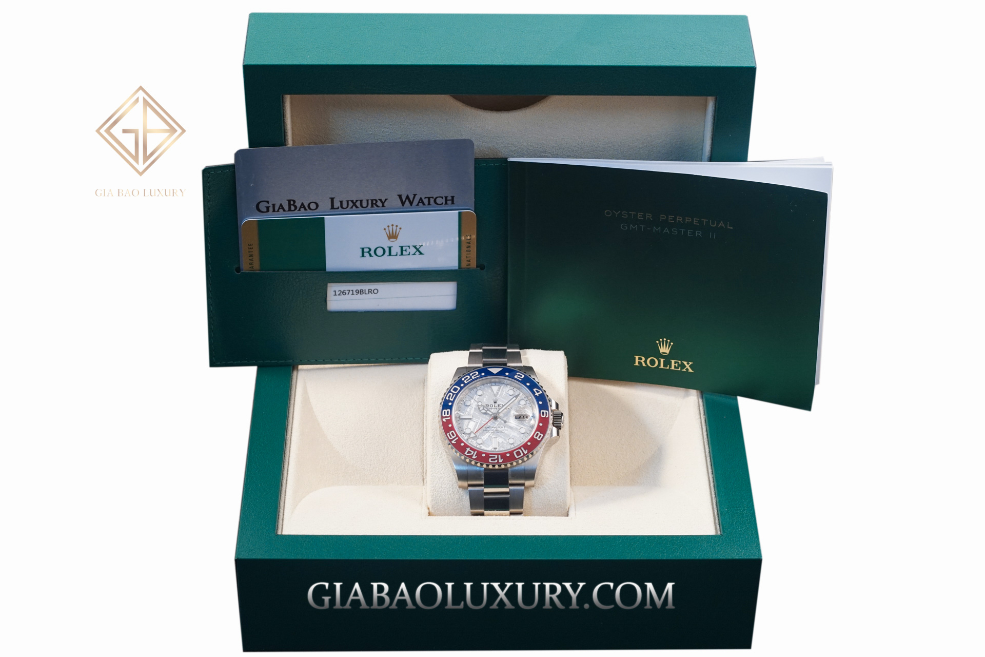 Đồng Hồ Rolex GMT-Master II 126719BLRO Mặt Số Thiên Thạch Đồng Hồ Rolex GMT-Master II 126719BLRO Mặt Số Thiên Thạch