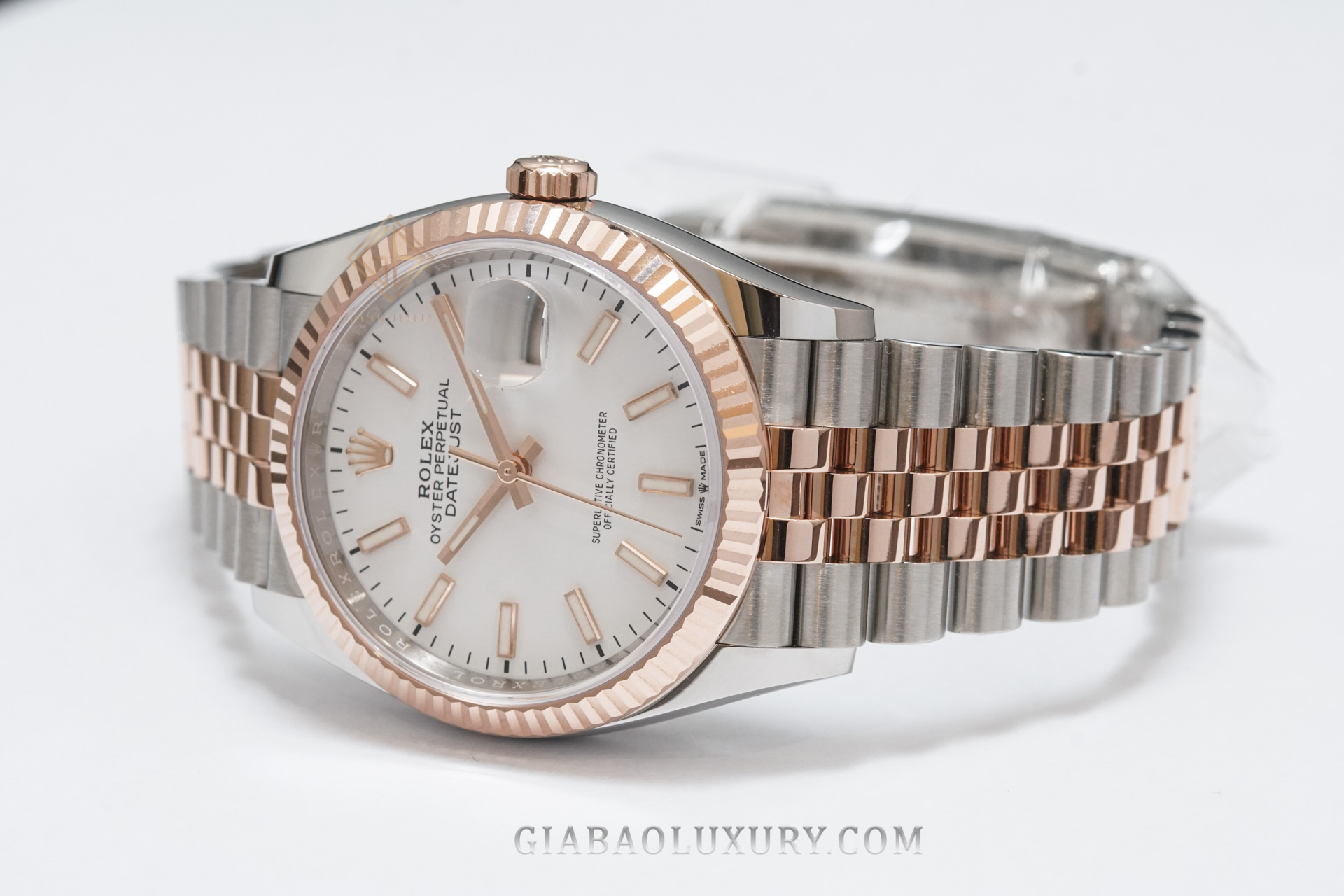 Rolex Datejust 36 126231 Mặt Số Trắng Cọc Dạ Quang Đồng Hồ Rolex Datejust 36 126231 Mặt Số Trắng Cọc Dạ Quang