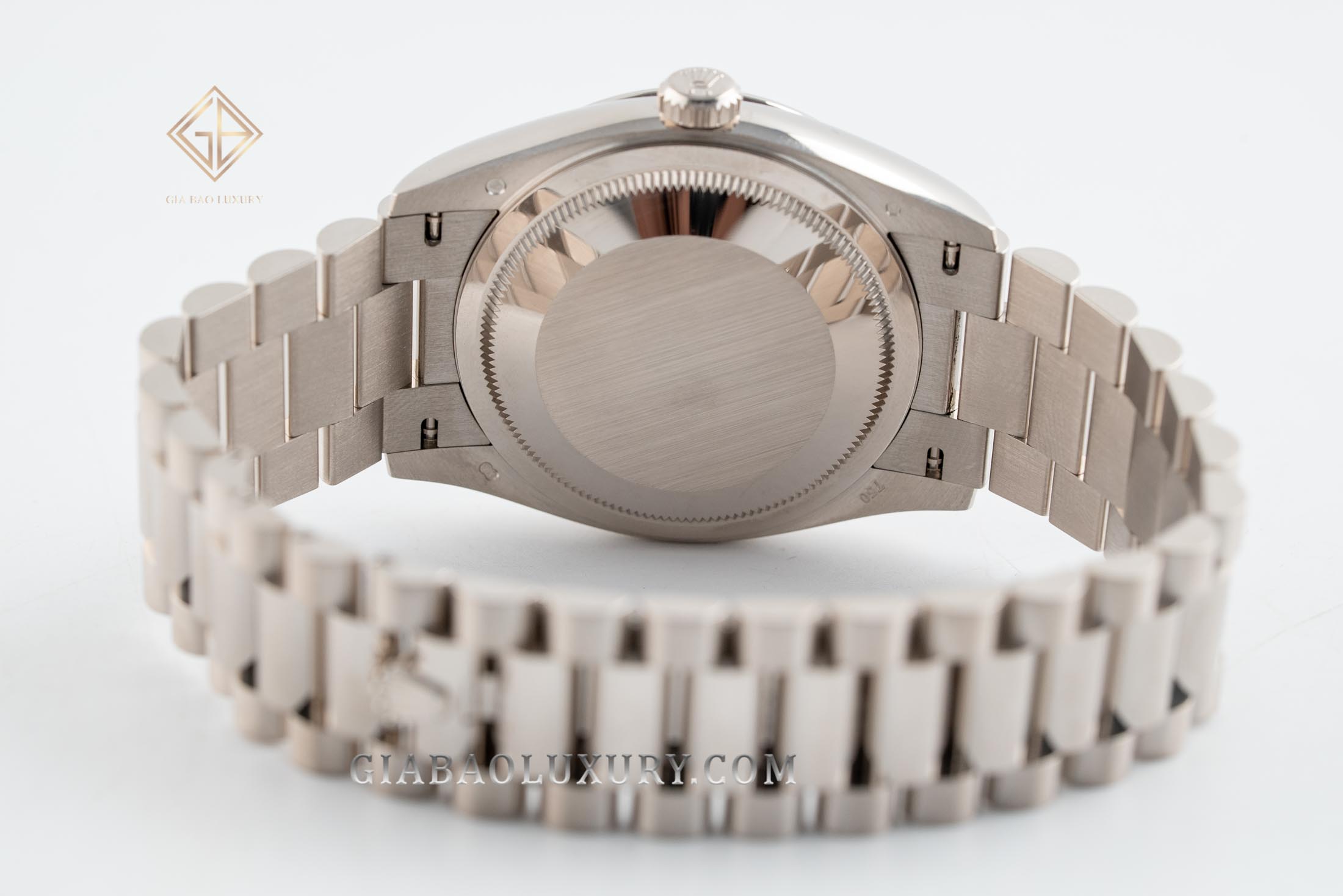Đồng Hồ Rolex Day-Date 36 128239 Mặt Số Ombré Xanh Dương
