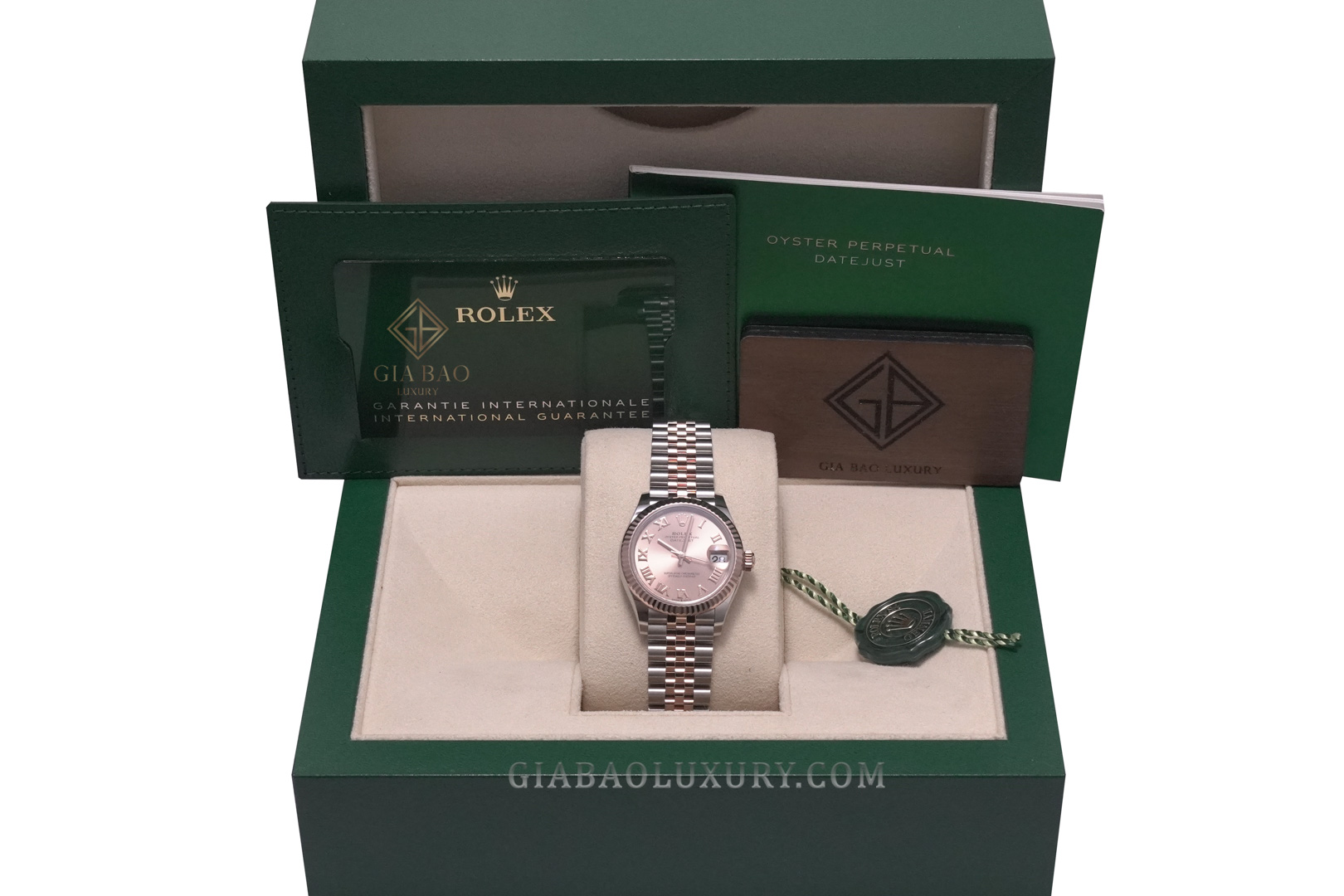 Đồng Hồ Rolex Datejust 31 278271 Mặt Số Hồng Cọc Số La Mã (Like New)