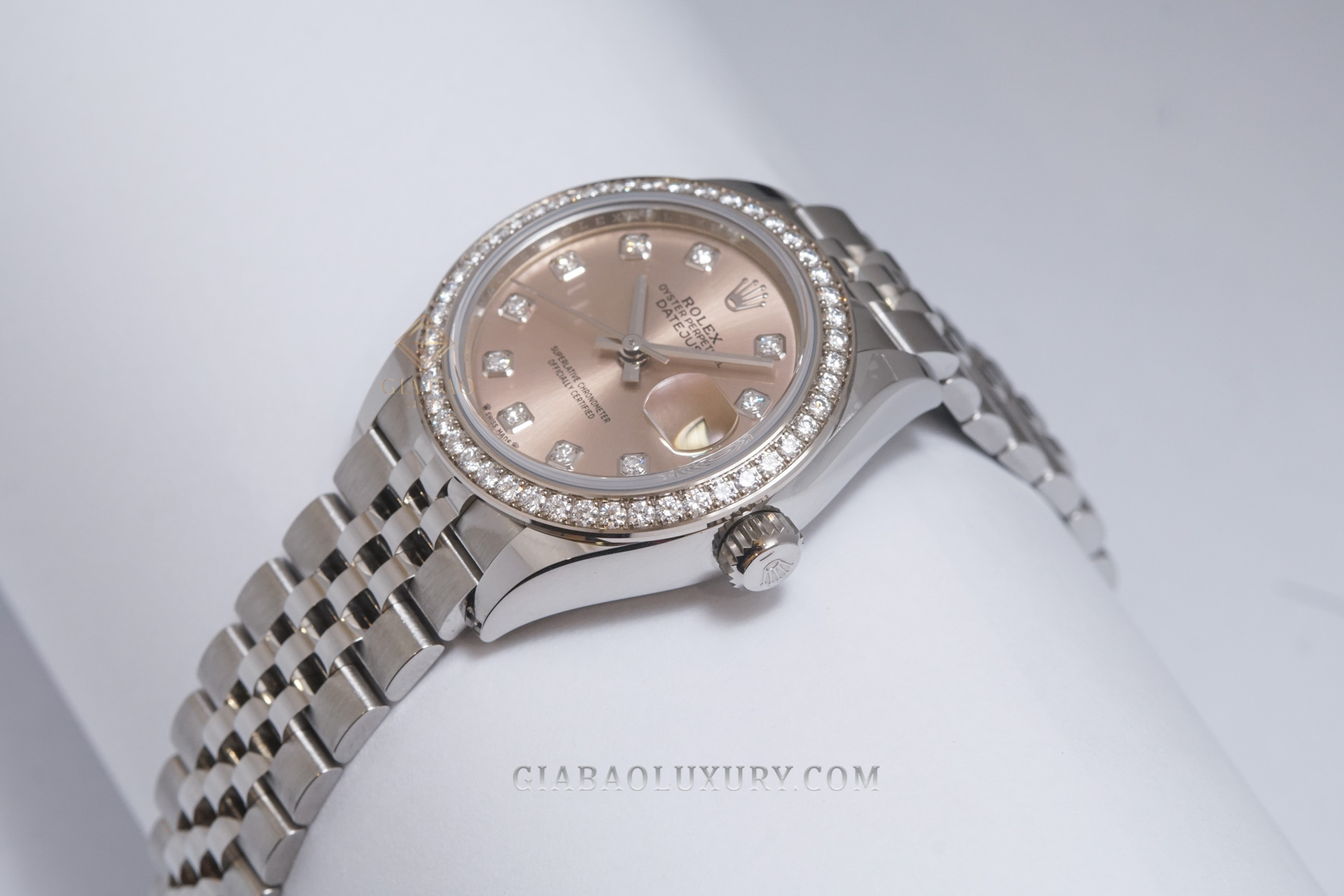 Đồng Hồ Rolex Datejust 28 279384 Mặt Số Hồng Nạm Kim Cương Đồng Hồ Rolex Datejust 28 279384 Mặt Số Hồng Nạm Kim Cương