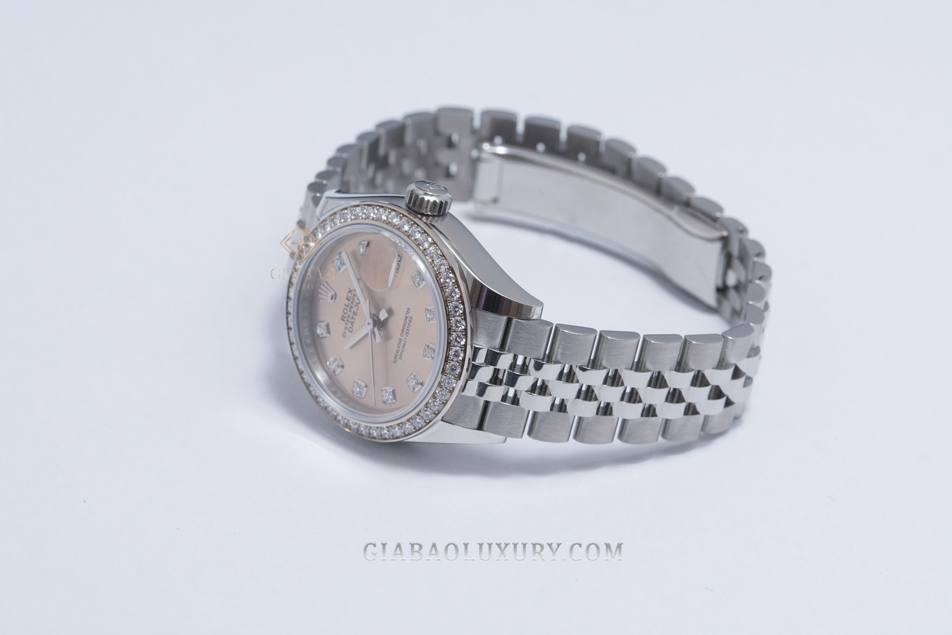 Đồng Hồ Rolex Datejust 28 279384 Mặt Số Hồng Nạm Kim Cương Đồng Hồ Rolex Datejust 28 279384 Mặt Số Hồng Nạm Kim Cương