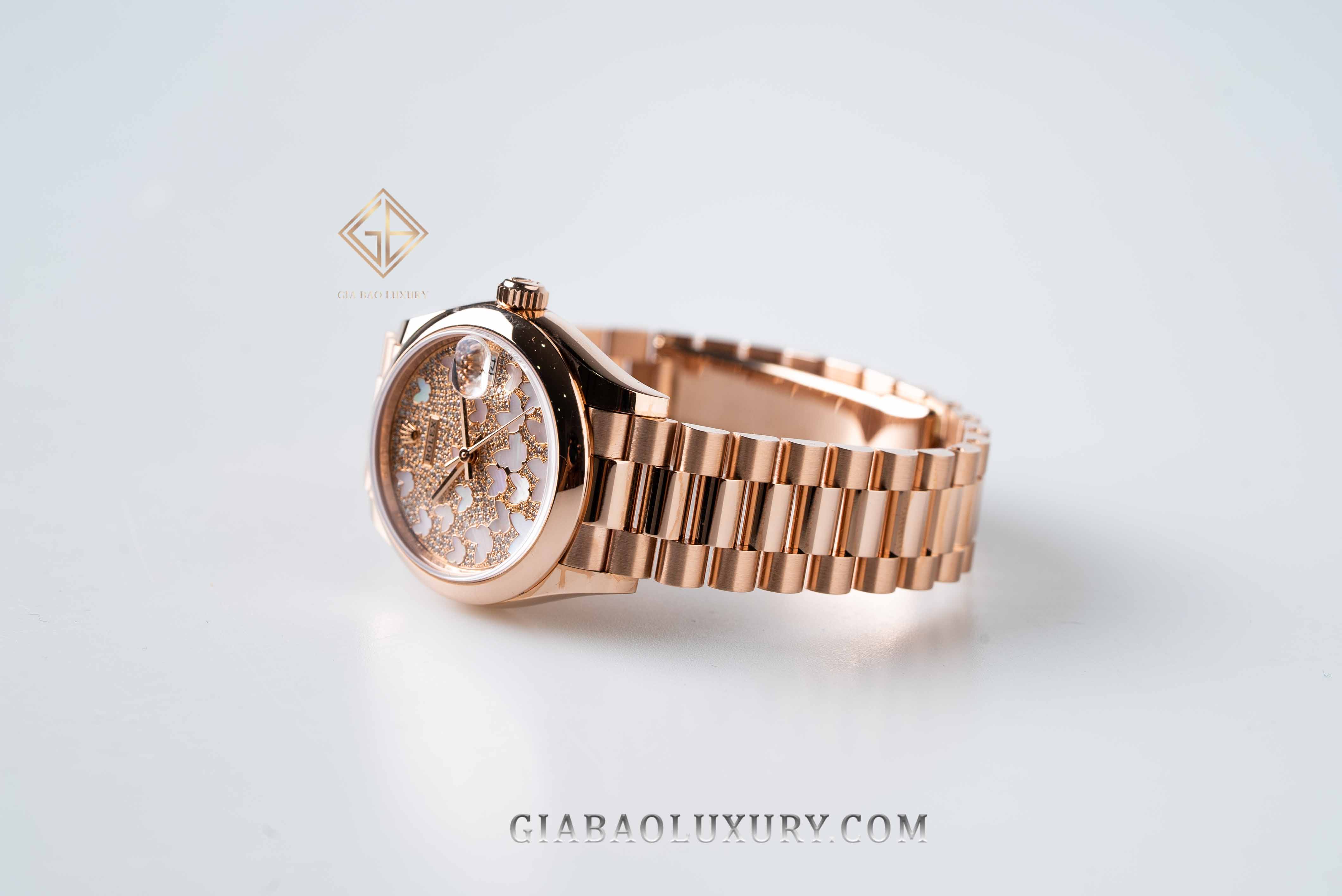 Đồng Hồ Rolex Datejust 31 278245 Mặt Số Vỏ Trai Họa Tiết Butterfly Đồng Hồ Rolex Datejust 31 278245 Mặt Số Vỏ Trai Họa Tiết Butterfly