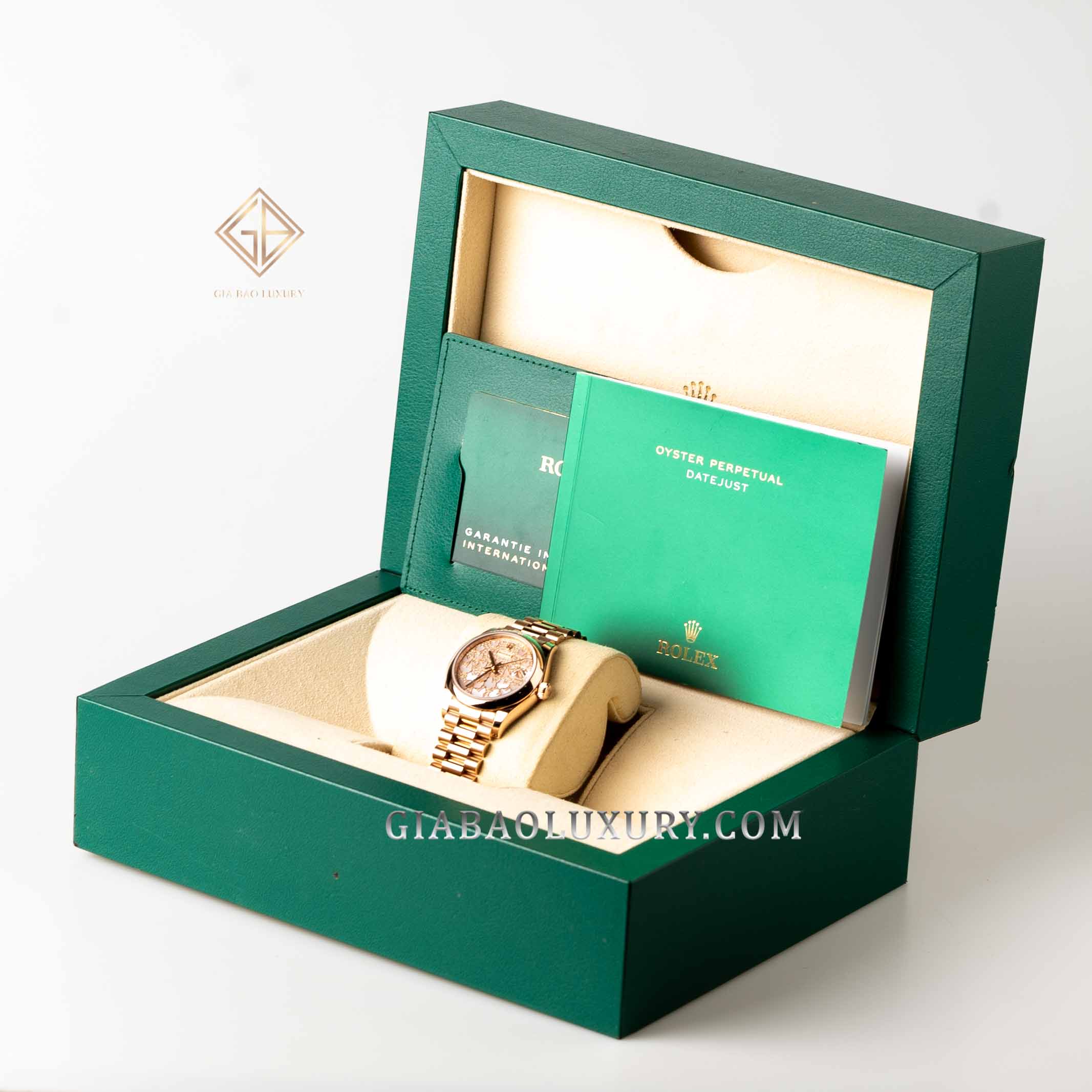 Đồng Hồ Rolex Datejust 31 278245 Mặt Số Vỏ Trai Họa Tiết Butterfly Đồng Hồ Rolex Datejust 31 278245 Mặt Số Vỏ Trai Họa Tiết Butterfly