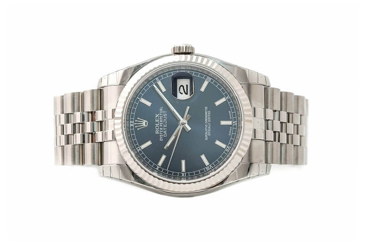 Đồng Hồ Rolex Datejust 36 116234 Mặt Số Xanh