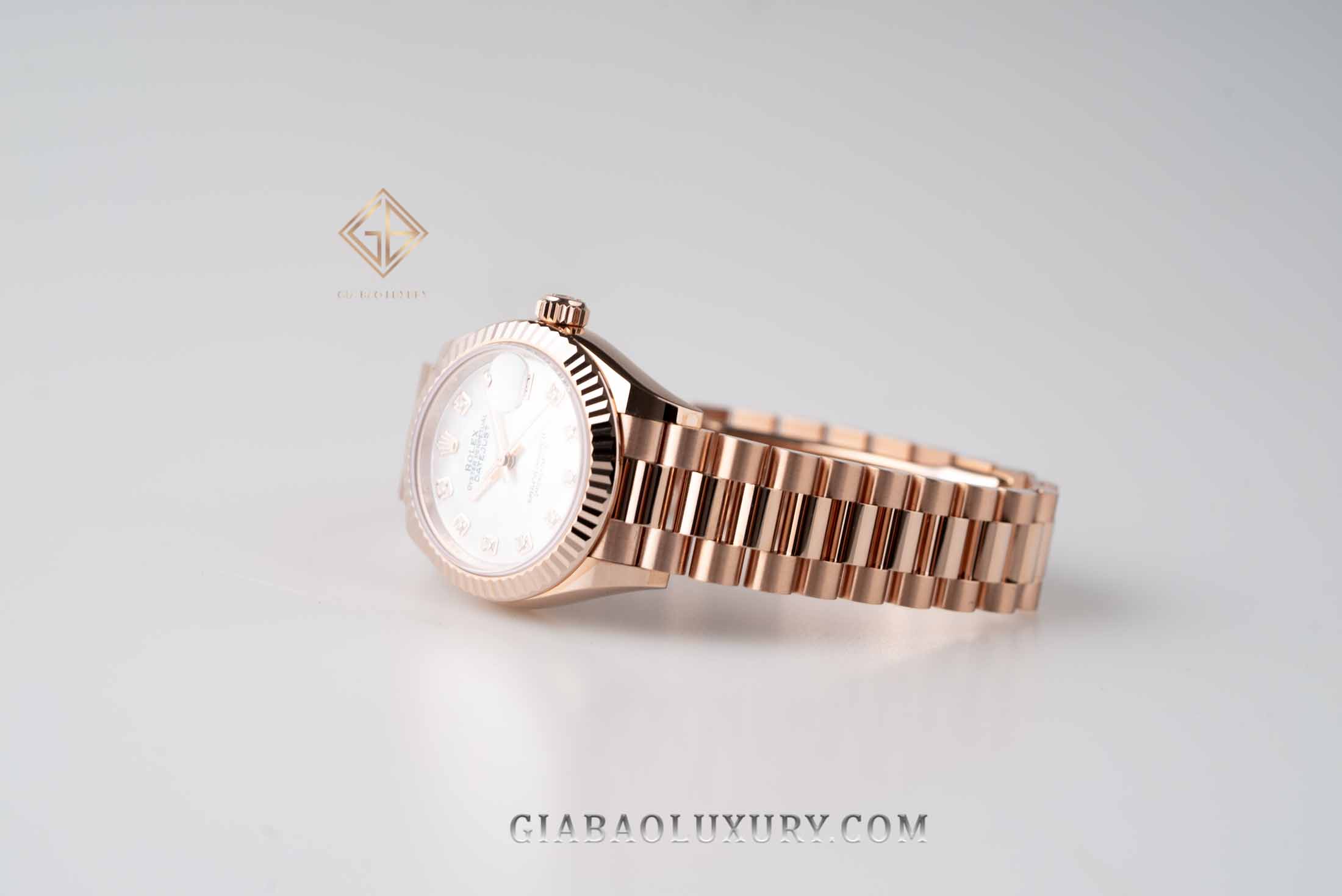 Đồng hồ Rolex Lady-Datejust 279175 Mặt Số Vỏ Trai Dây Đeo President Đồng hồ Rolex Lady-Datejust 279175 Mặt Số Vỏ Trai Dây Đeo President