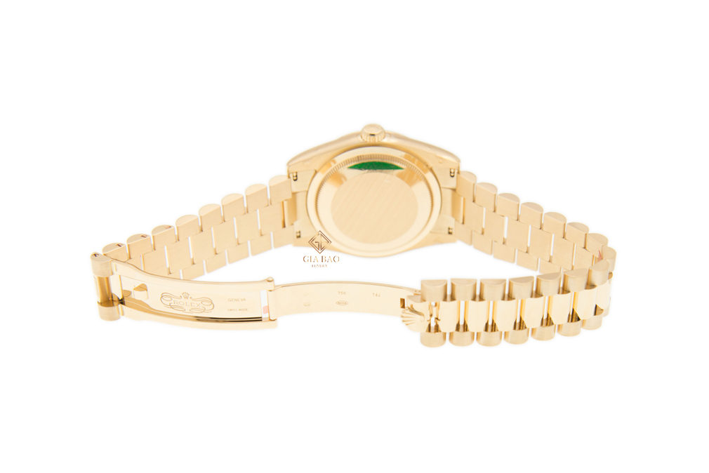 Rolex Day-Date 36 118338 Mặt Số Vàng Champagne Cọc Số Kim Cương Đồng Hồ Rolex Day-Date 36 118338 Mặt Số Vàng Champagne Cọc Số Kim Cương