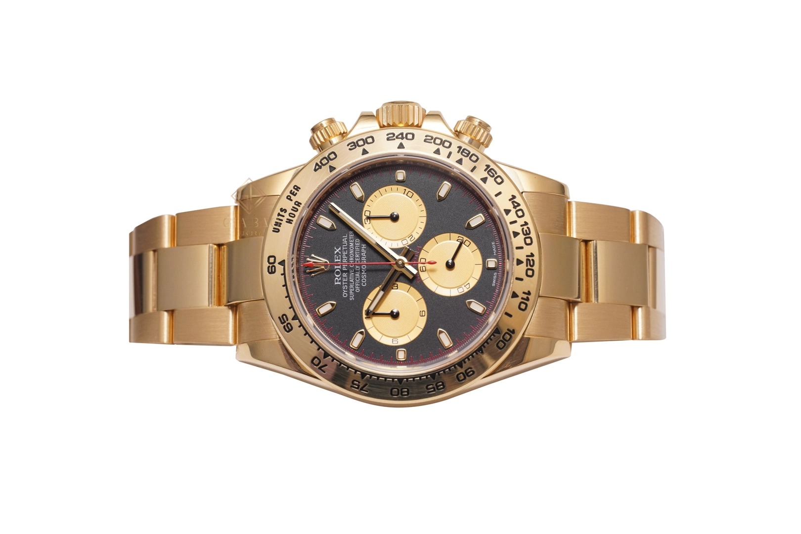 Đồng Hồ Rolex Cosmograph Daytona 116508 Mặt Số Đen Vàng Champagne