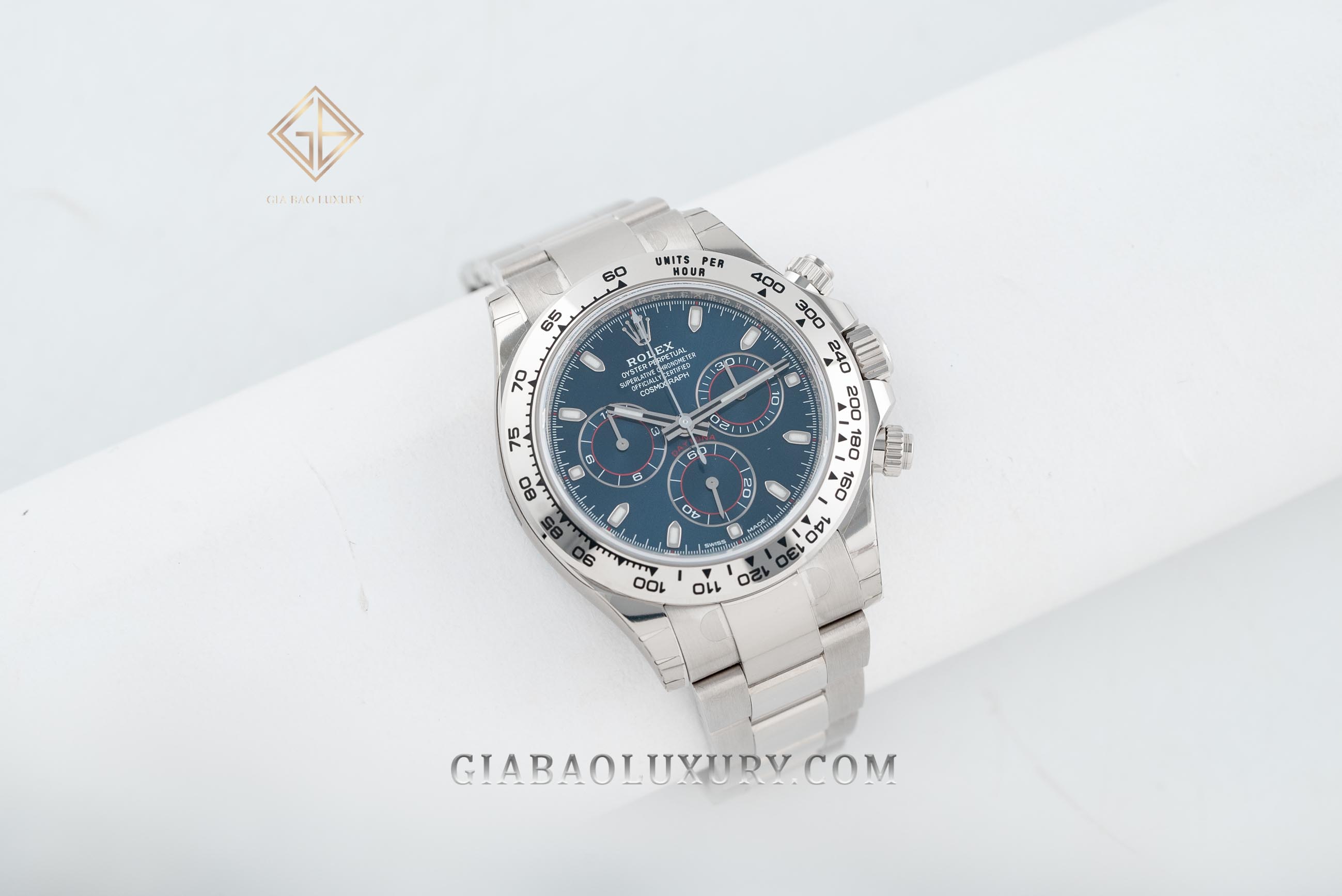 Đồng hồ Rolex Cosmograph Daytona 116509 Mặt Số Xanh