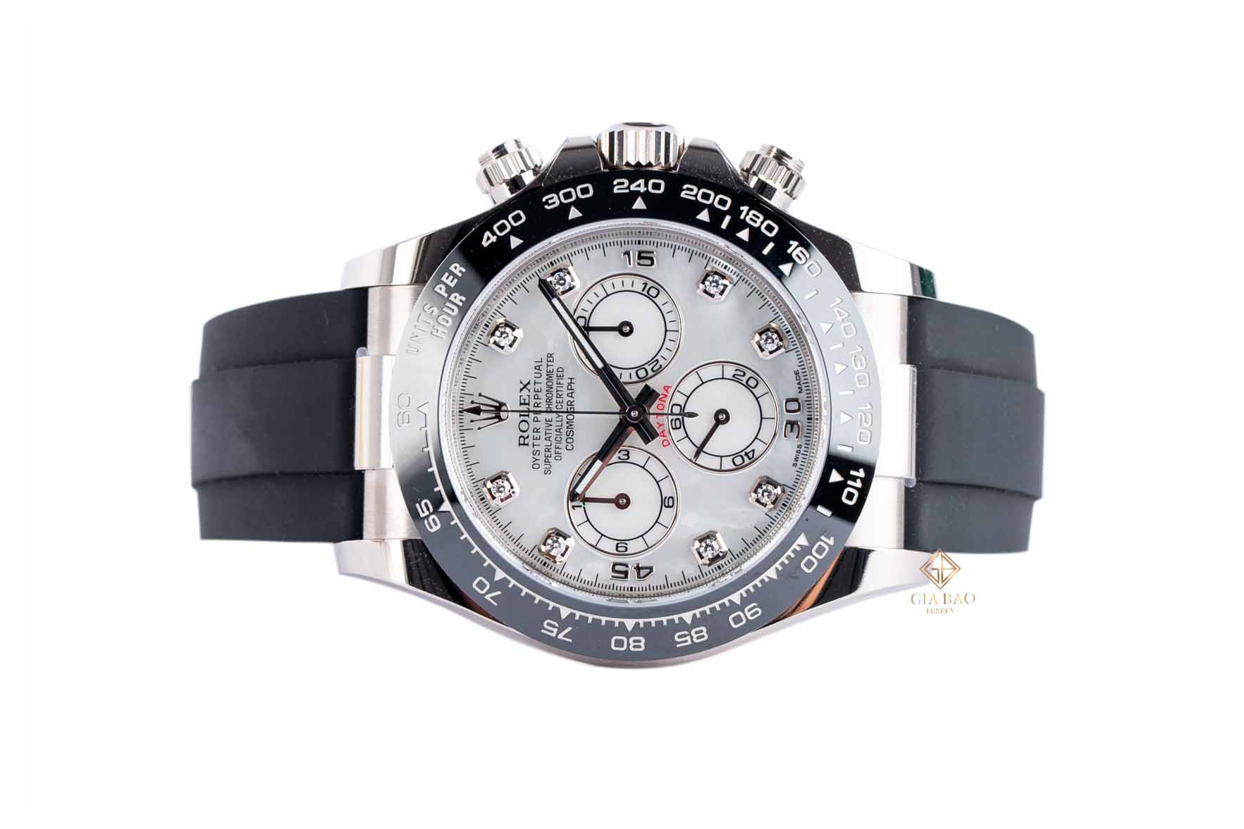 Đồng Hồ Rolex Cosmograph Daytona 116519LN Mặt Số Vỏ Trai Trắng