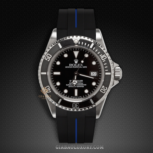 Dây Rubber B Tang Buckle Series VulChromatic® cho Rolex Sea-Dweller 16600