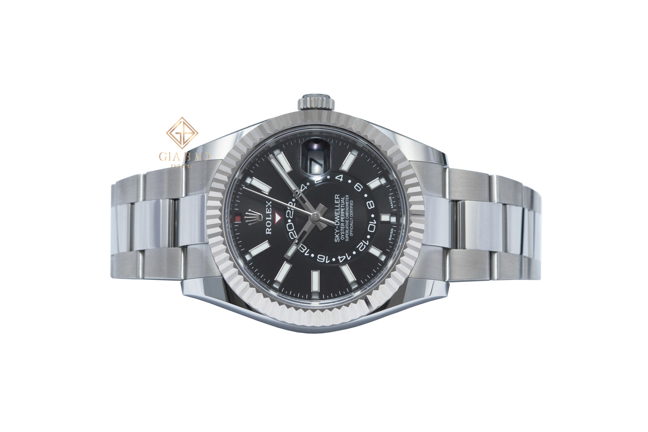 Đồng Hồ Rolex Sky Dweller 326934 Mặt Số Đen