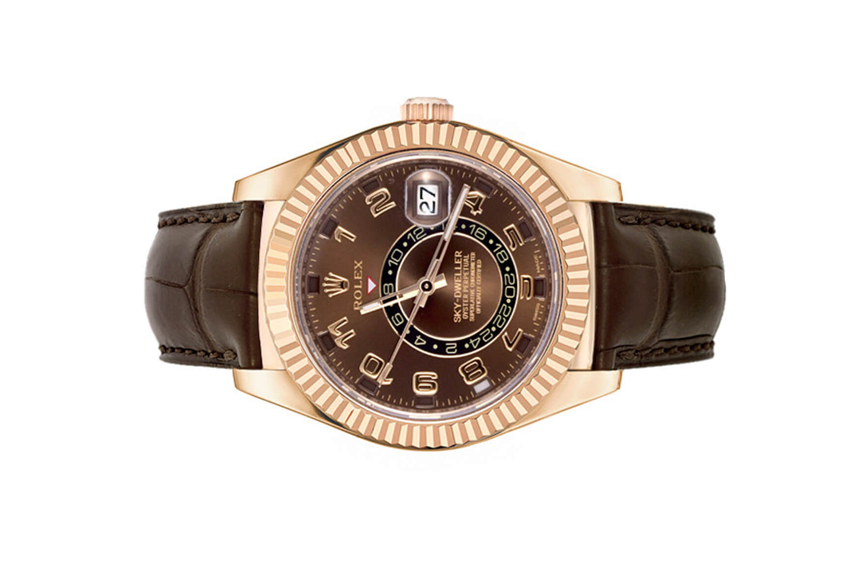 Đồng hồ Rolex Sky-Dweller 326135 Mặt Số Chocolate