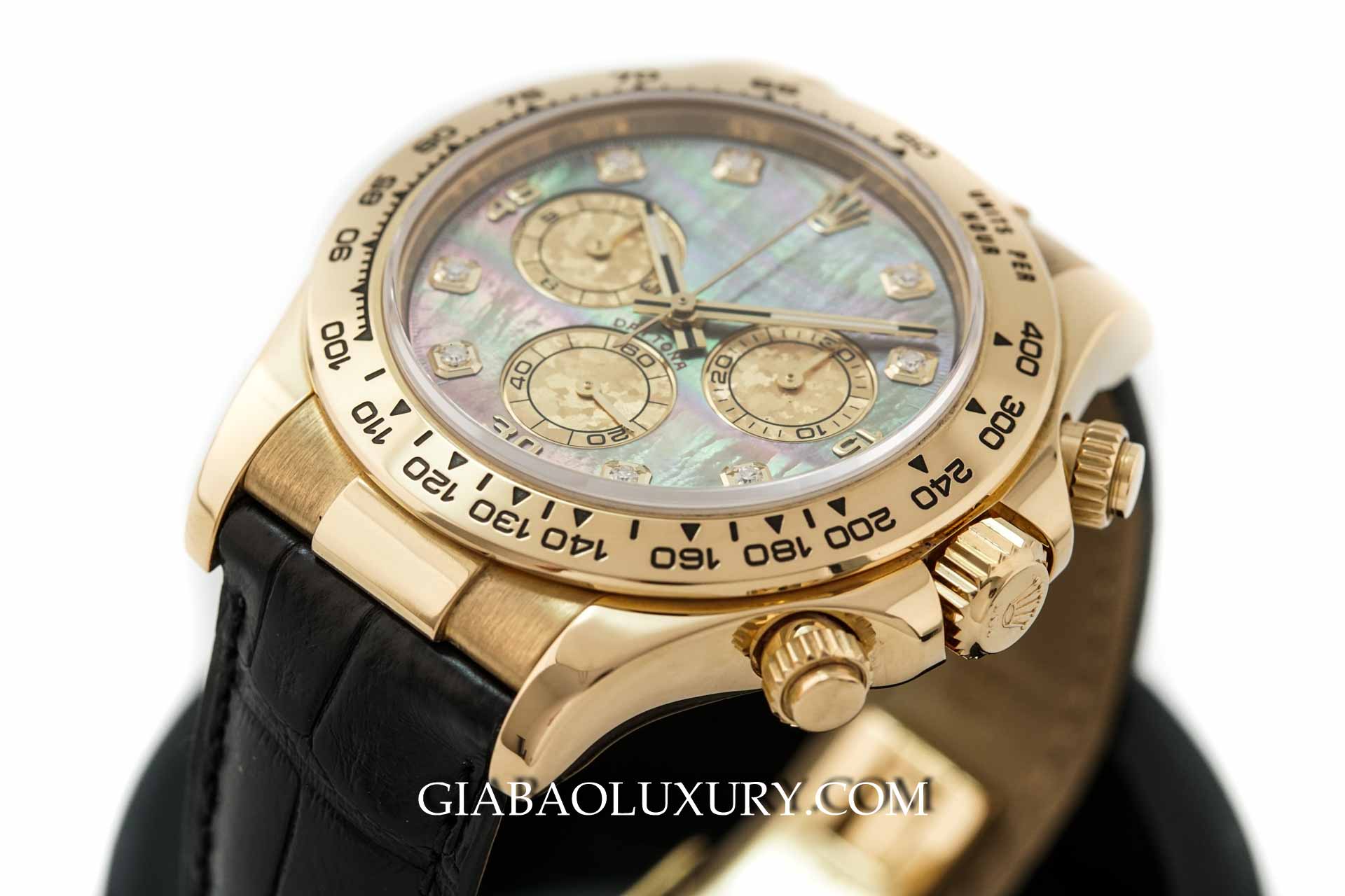 Đồng Hồ Rolex Cosmograph Daytona 116518 Mặt Số Xà Cừ