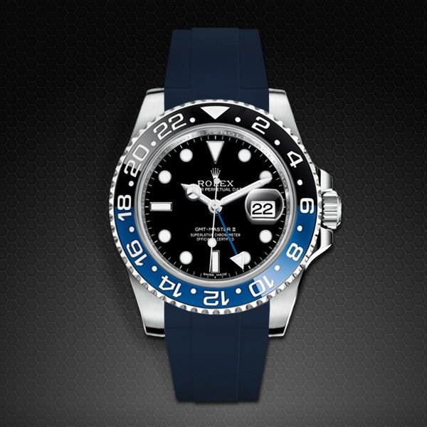 Dây Rubber B Classic Series cho Rolex GMT Master II Ceramic