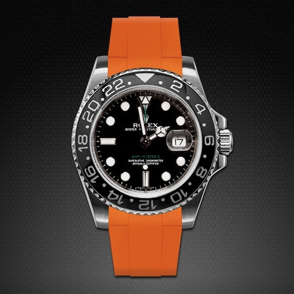 Dây Rubber B Classic Series cho Rolex GMT Master II Ceramic