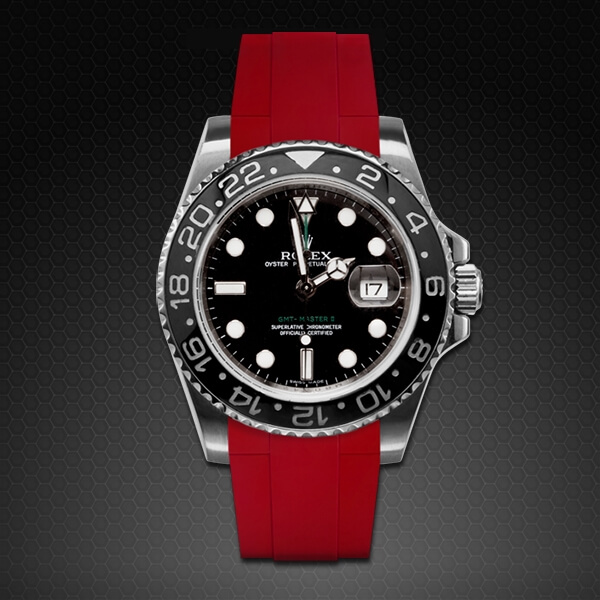 Dây Rubber B Classic Series cho Rolex GMT Master II Ceramic