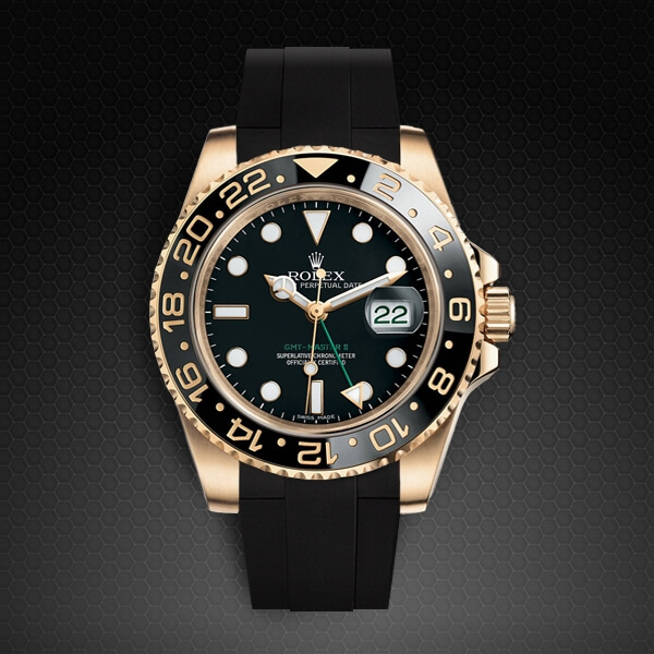 Dây Rubber B Classic Series cho Rolex GMT Master II Ceramic