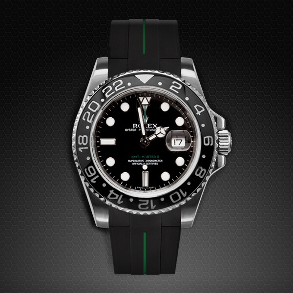 Dây Rubber B Classic Series VulChromatic® cho Rolex GMT Master II Ceramic