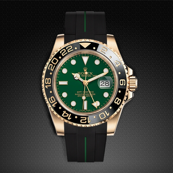 Dây Rubber B Classic Series VulChromatic® cho Rolex GMT Master II Ceramic