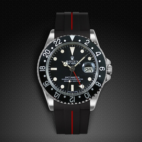 Dây Rubber B Classic Series VulChromatic® cho Rolex GMT Master II Ceramic