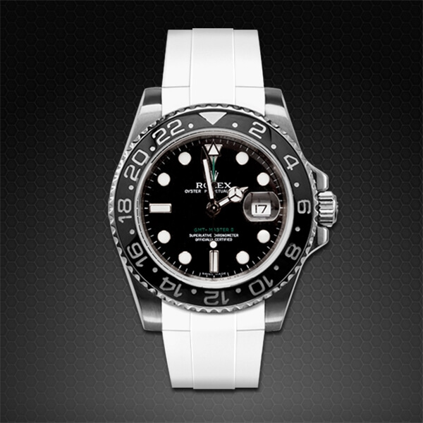 Dây Rubber B Tang Buckle Series cho Rolex GMT Master II Ceramic