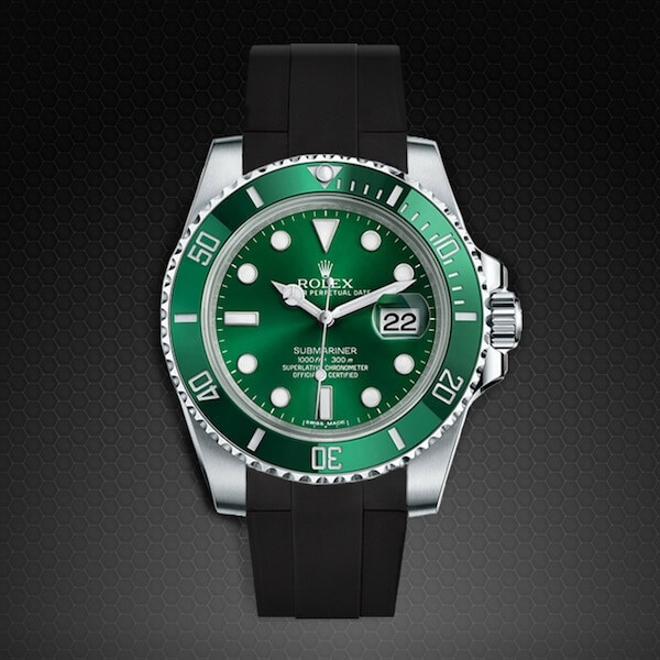 Dây Rubber B Velcro® Series cho Rolex Submariner Ceramic