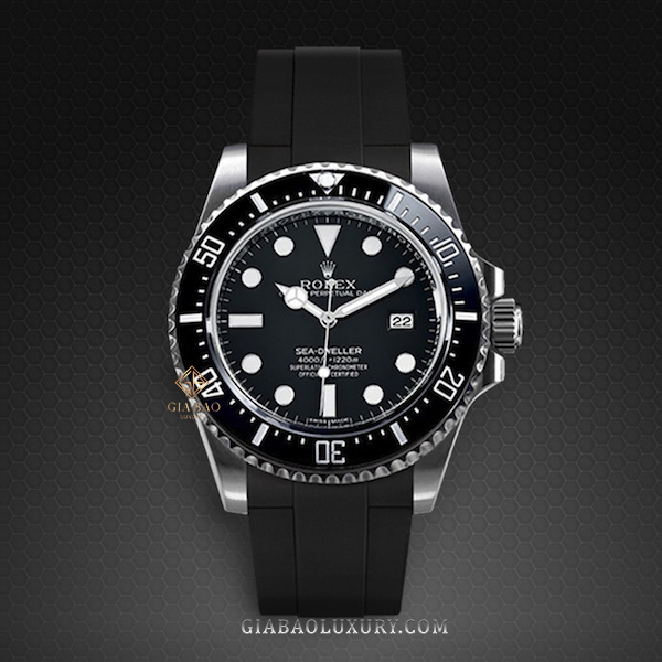 Dây Rubber B Tang Buckle Series cho Rolex Sea-Dweller 4000 116600