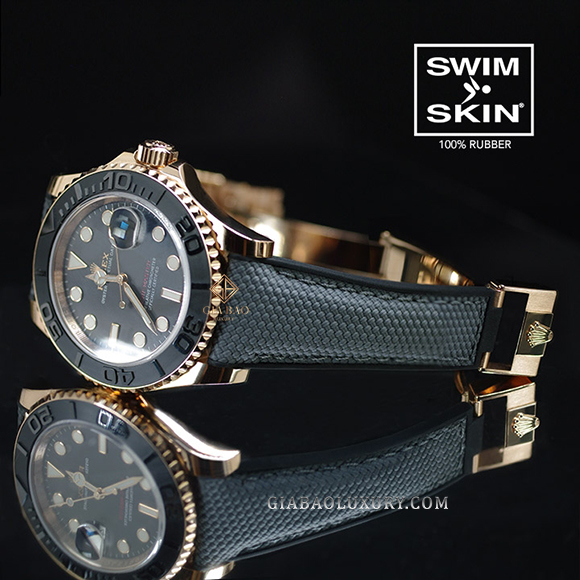 Dây Rubber B SwimSkin® Ballistic cho Rolex Yachtmaster 40mm dây Oysterflex