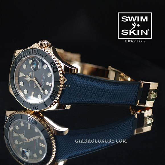 Dây Rubber B SwimSkin® Ballistic cho Rolex Yachtmaster 40mm dây Oysterflex