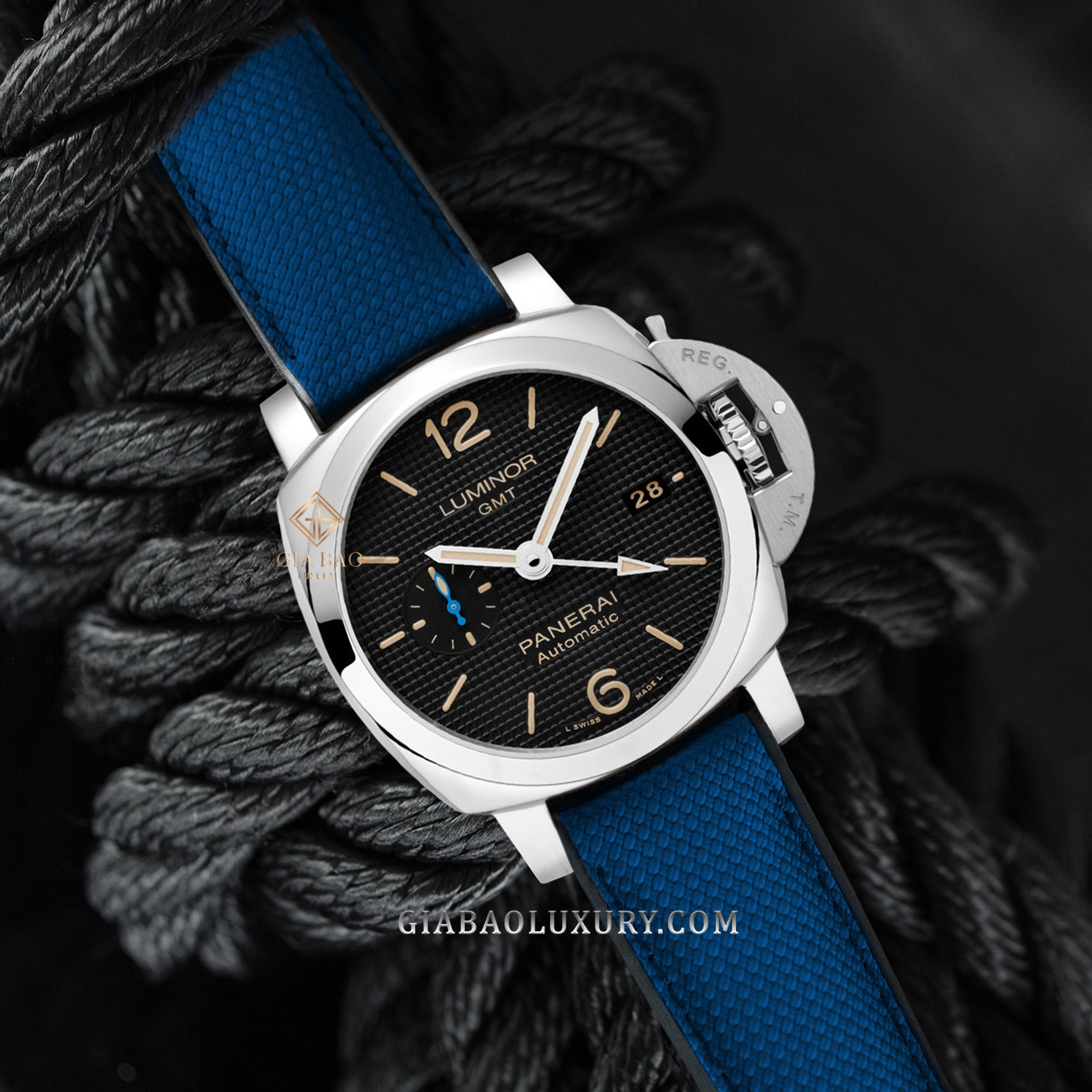 Dây cao su Rubber B dành cho đồng hồ Panerai size 40mm và 42mm - SwimSkin® Ballistic Dây Rubber B SwimSkin® Ballistic cho Panerai size 40mm và 42mm